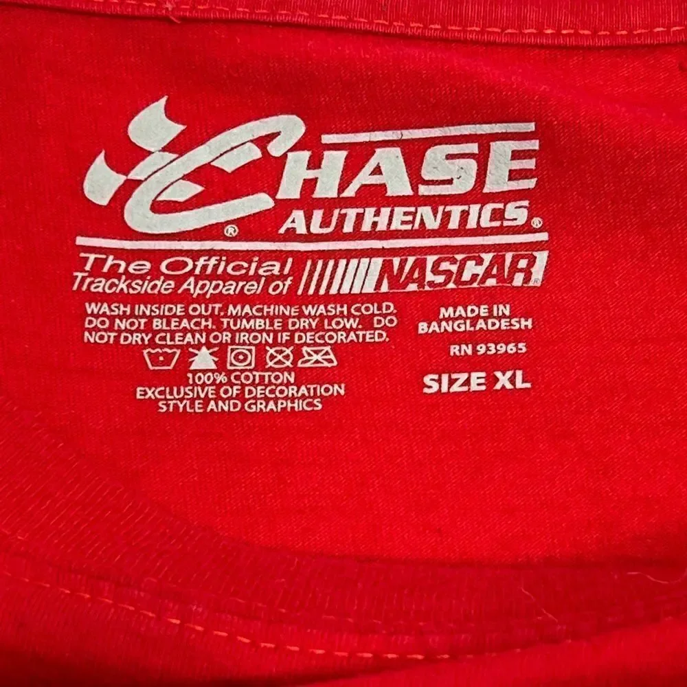 NASCAR 2015 Chase Authentics #4 Budweiser red Kevin Harvick T-shirt size XL